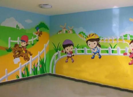 双牌幼儿园墙体彩绘制作流程及注意事项