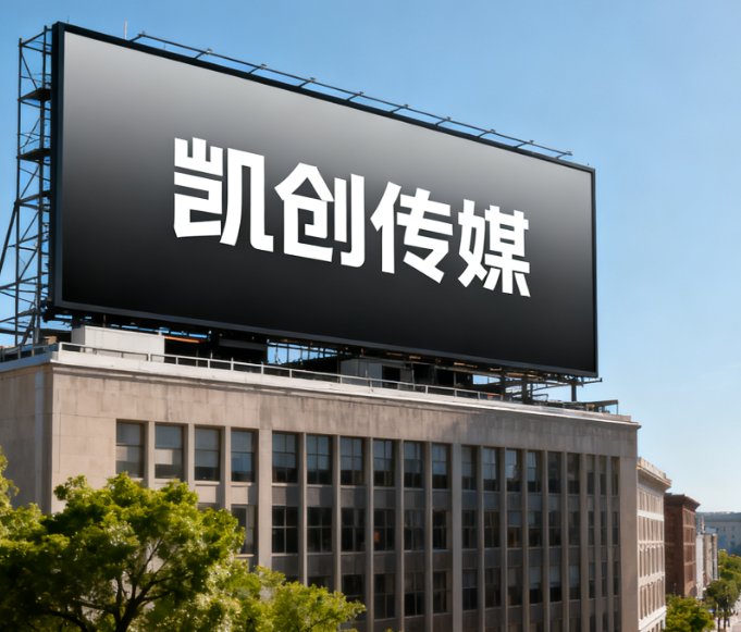 双牌户外广告牌的设计与制作