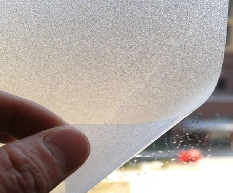 双牌玻璃门外面粘广告用什么材料好？