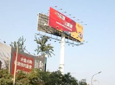 双牌户外广告怎么做才能让人一眼记住？