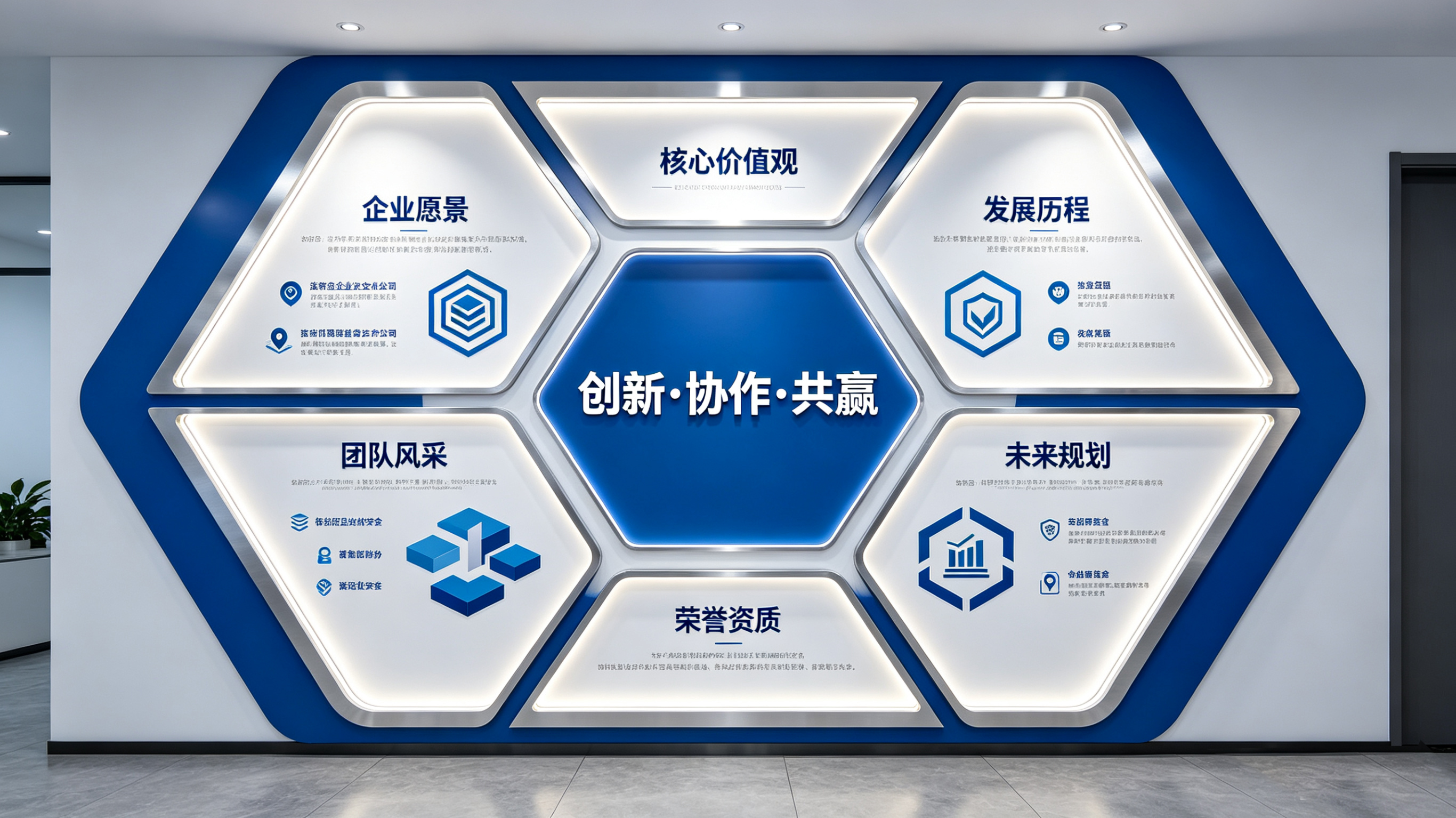 双牌企业文化墙六边形避坑指南（新手常犯5个错误）